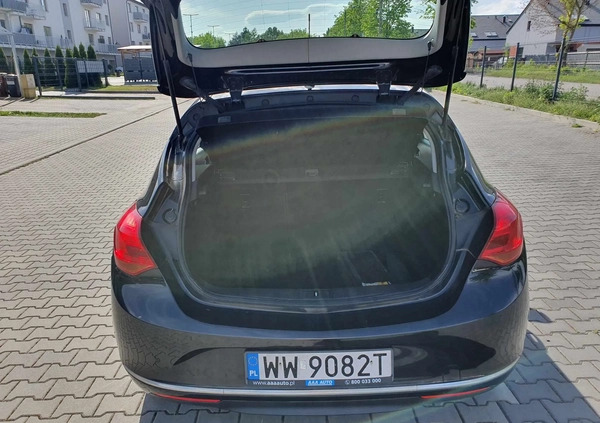 Opel Astra cena 35000 przebieg: 148534, rok produkcji 2013 z Sosnowiec małe 37